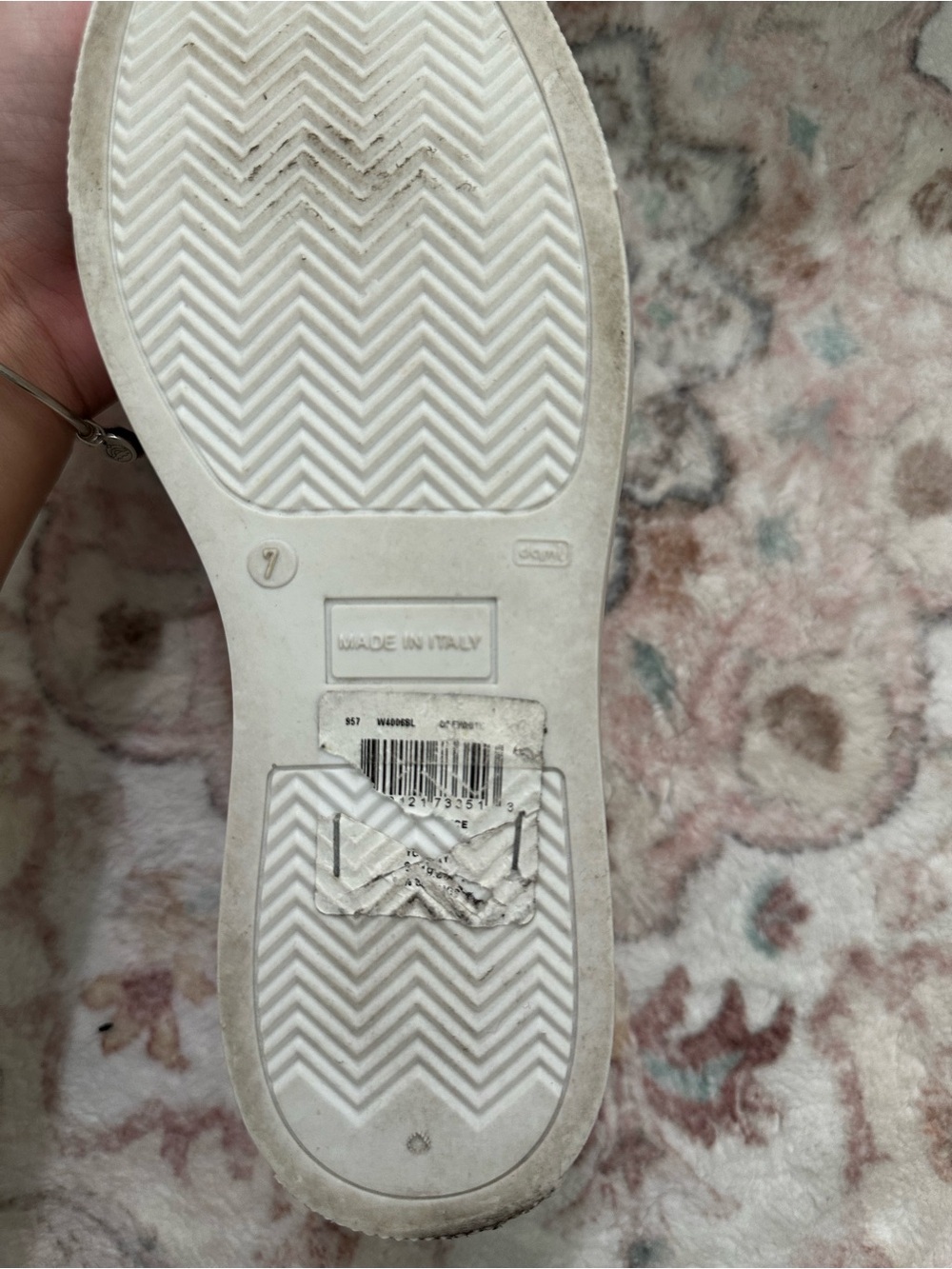 Valentino Dahlia off white platform sneakers - Picture 3 of 4